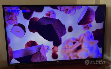 Smart TV LG 43" 4K Schermo crepato ma funzionante