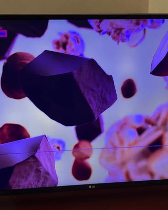 Smart TV LG 43" 4K Schermo crepato ma funzionante
