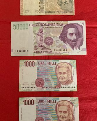 Banconote 💶 della lira