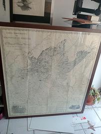 Quadro Cartina brescia