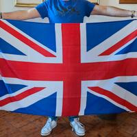 Bandiera Union Jack Gran Bretagna in raso