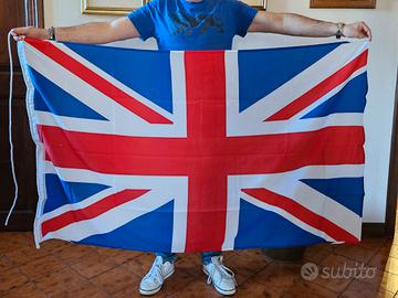 Bandiera Union Jack Gran Bretagna in raso
