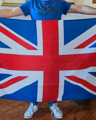Bandiera Union Jack Gran Bretagna in raso