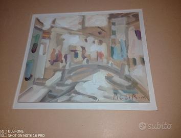 Tempera su cartone pressato.