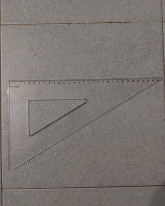 Squadra 30-60 gradi trasparente