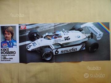 Poster KEKE ROSBERG 1982 Williams FW 10 Honda
