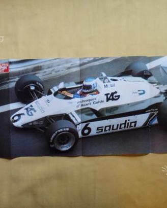 Poster KEKE ROSBERG 1982 Williams FW 10 Honda