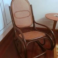 Sedia a Dondolo S.L.ThonetStyle Legno Curvato