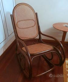 Sedia a Dondolo S.L.ThonetStyle Legno Curvato