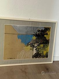 Quadro Astratto Gianni Di Lazzaro 1973