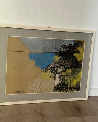 Quadro Astratto Gianni Di Lazzaro 1973