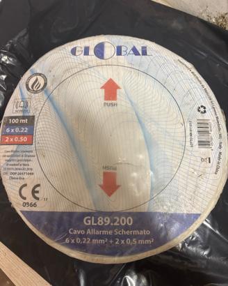 Matassa cavo allarme 100MT RAME 