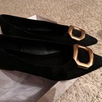 Ballerine nere n.39 Scamosciate