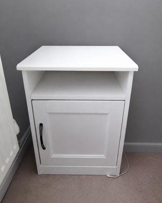 Ikea comodino songesand bianco