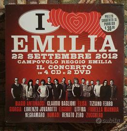 Box di 4 CD e 2 DVD originali I ❤ Emilia 