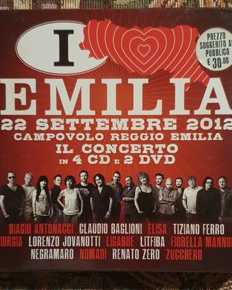 Box di 4 CD e 2 DVD originali I ❤ Emilia 