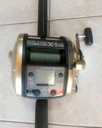 mulinello elettrico miya cx5 canna shimano beast 