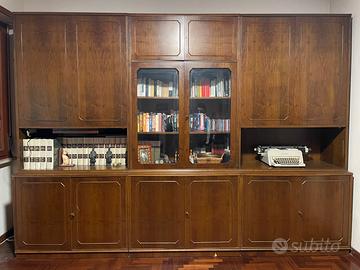 Libreria Parete Attrezzata Legno