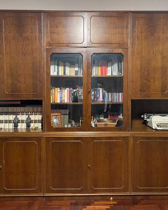 Libreria Parete Attrezzata Legno