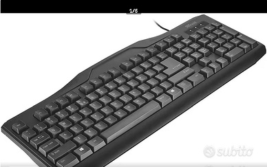 Tastiera Trust resistente ai liquidi usb