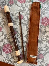 Flauto dolce AULOS 104A marrone con custodia