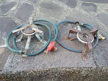 Coppia fornelli a gas