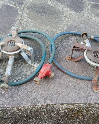 Coppia fornelli a gas