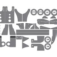 Rinforzi scocca Fiat 127 128 Autobianchi A112