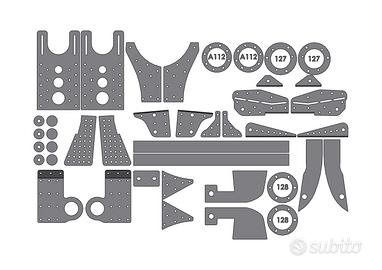 Rinforzi scocca Fiat 127 128 Autobianchi A112