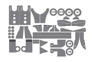 Rinforzi scocca Fiat 127 128 Autobianchi A112