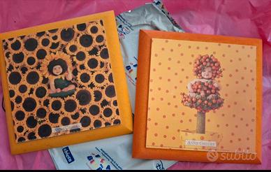 Anne Geddes 2 quadretti legno