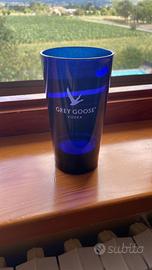 BICCHIERI POLICARBONATO BLU GREY GOOSE NUOVI