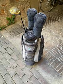 Set Mazze da Golf con Sacca Vintage