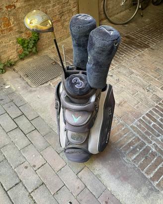 Set Mazze da Golf con Sacca Vintage