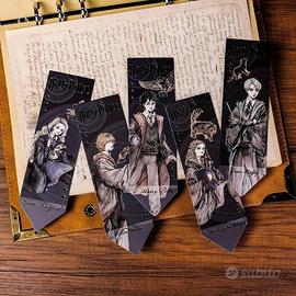 5x Segnalibri Harry Potter Hermione Draco Ron Luna