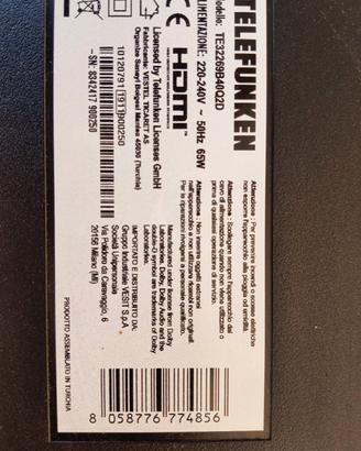Telefunken TE32269B40Q2D