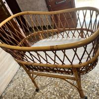 Culla in rattan