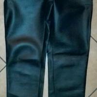 PANTALONI in pelle colore Nero Taglia S