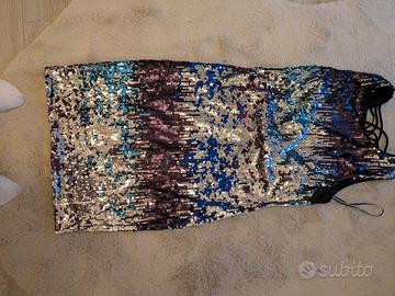  abito con i paillette