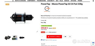Mozzo PowerTap - MISURATORE DI POTENZA