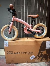 Bici bimbi Deryan 3 in 1