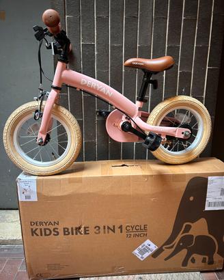 Bici bimbi Deryan 3 in 1