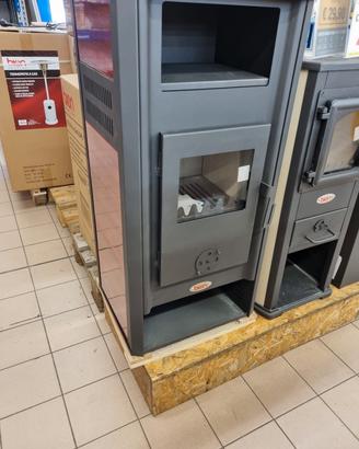 Stufa a legna 7kw o 9kw Pietra Refrattaria Ve