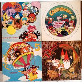 lotto 4 vinili sigle Cristina D' Avena