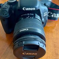 Canon Eos 600D+obiettivi 18-55 mm+75-300 mm+zaino