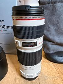Canon EF 70-200mm f/4 L USM come nuovo con scatola
