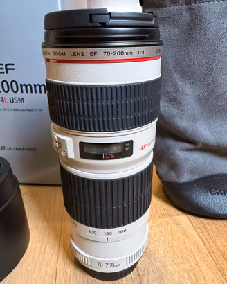 Canon EF 70-200mm f/4 L USM come nuovo con scatola