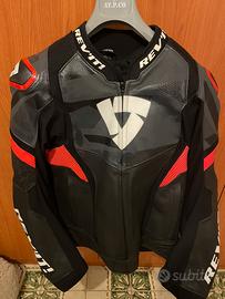 Giacca moto in pelle e stivaletti moto nuovi