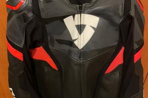 Giacca moto in pelle e stivaletti moto nuovi