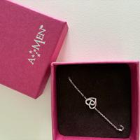 Bracciale cuore infinito amen